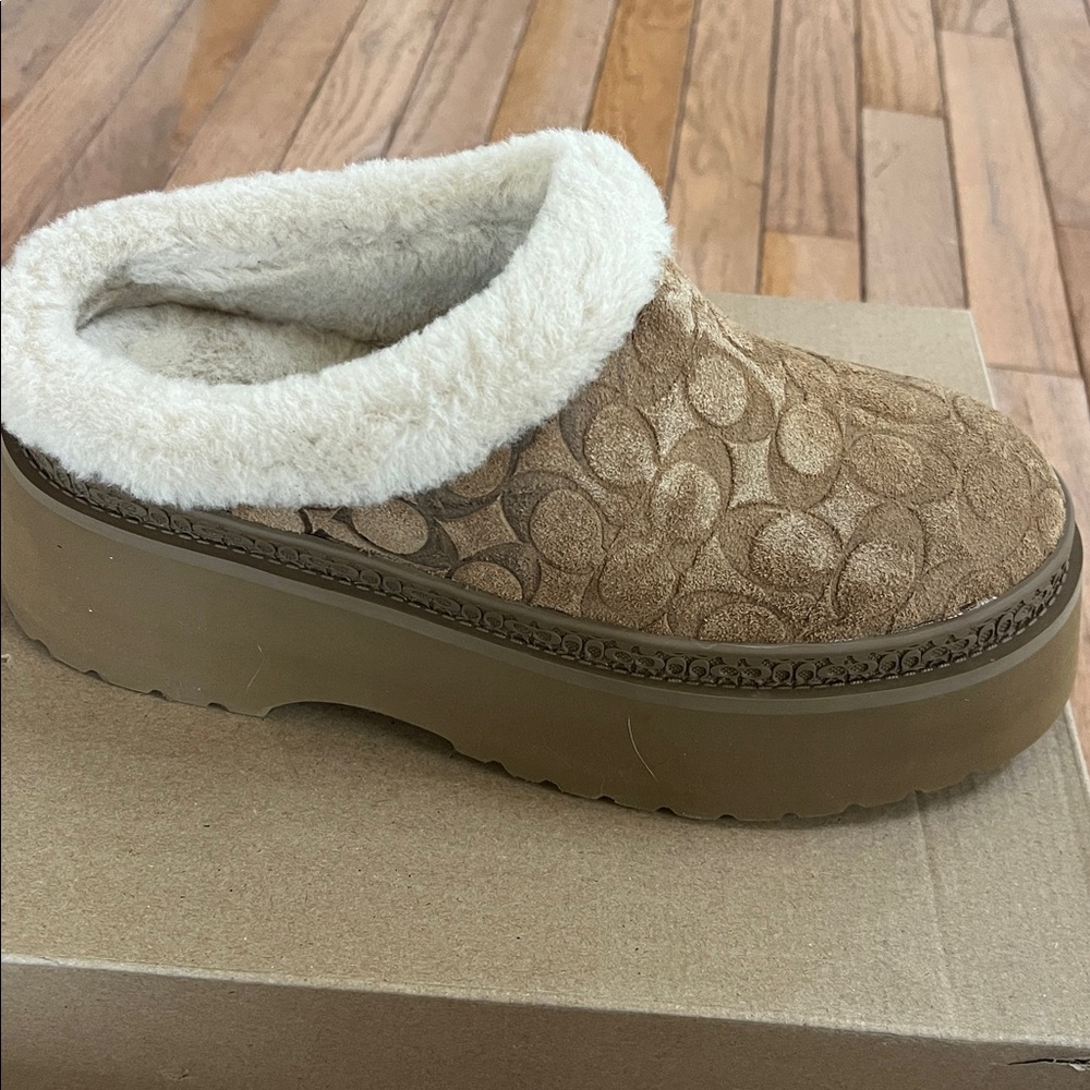 COACH Women's Cecelia Slip-On Platform Clogs - Picture 3 of 11